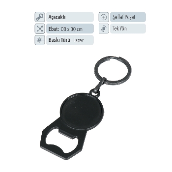 37088 - Göz Alıcı Promosyon Açacaklı Anahtarlık