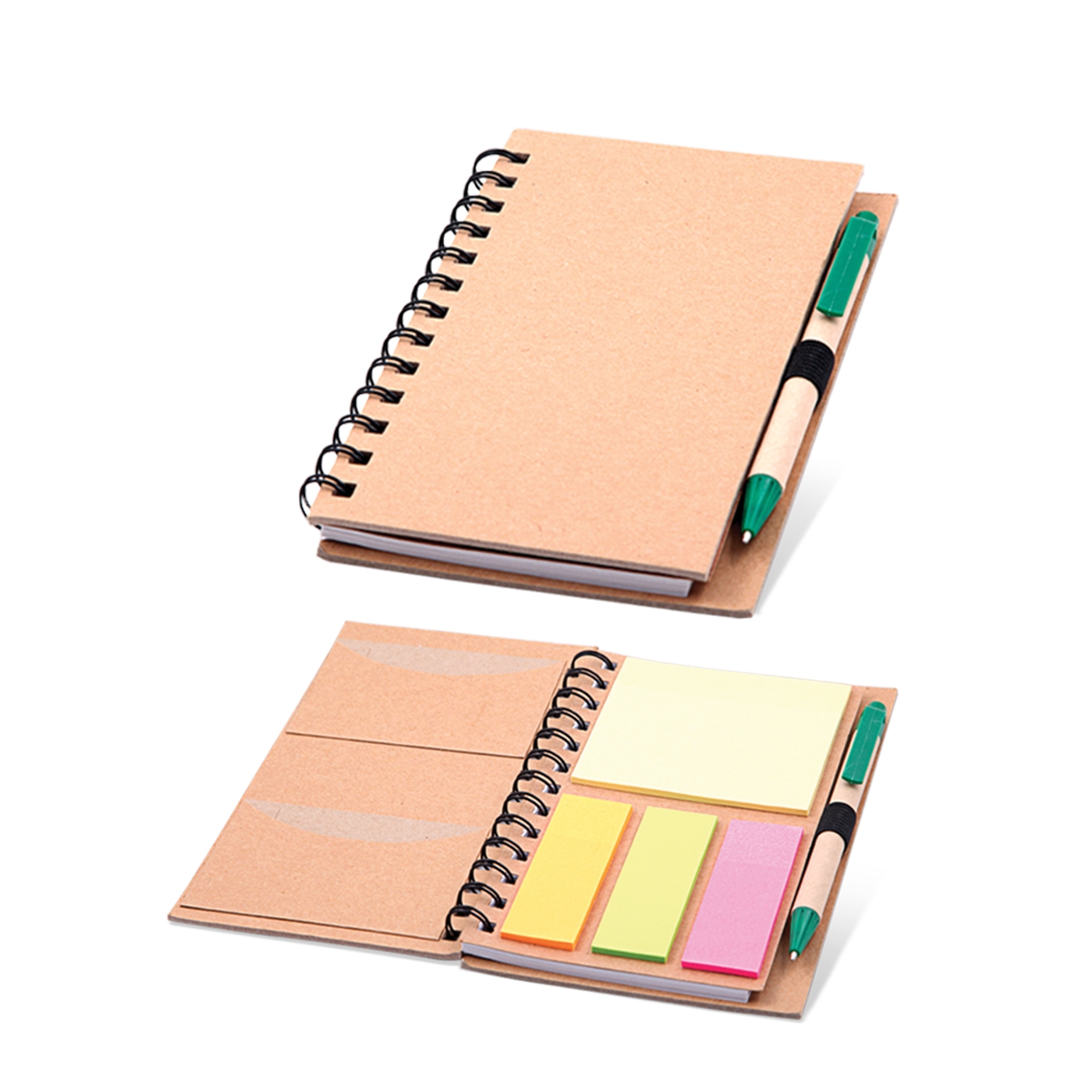 Promosyon Spiralli Kraft Defter