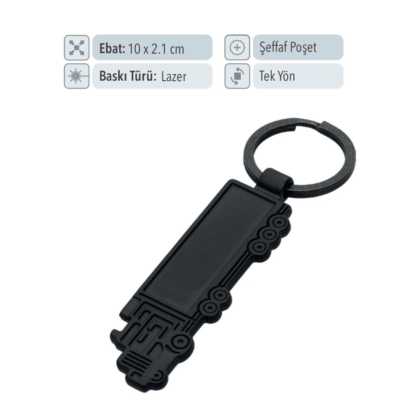 37046 - Kamyon Şeklinde Metal Anahtarlık
