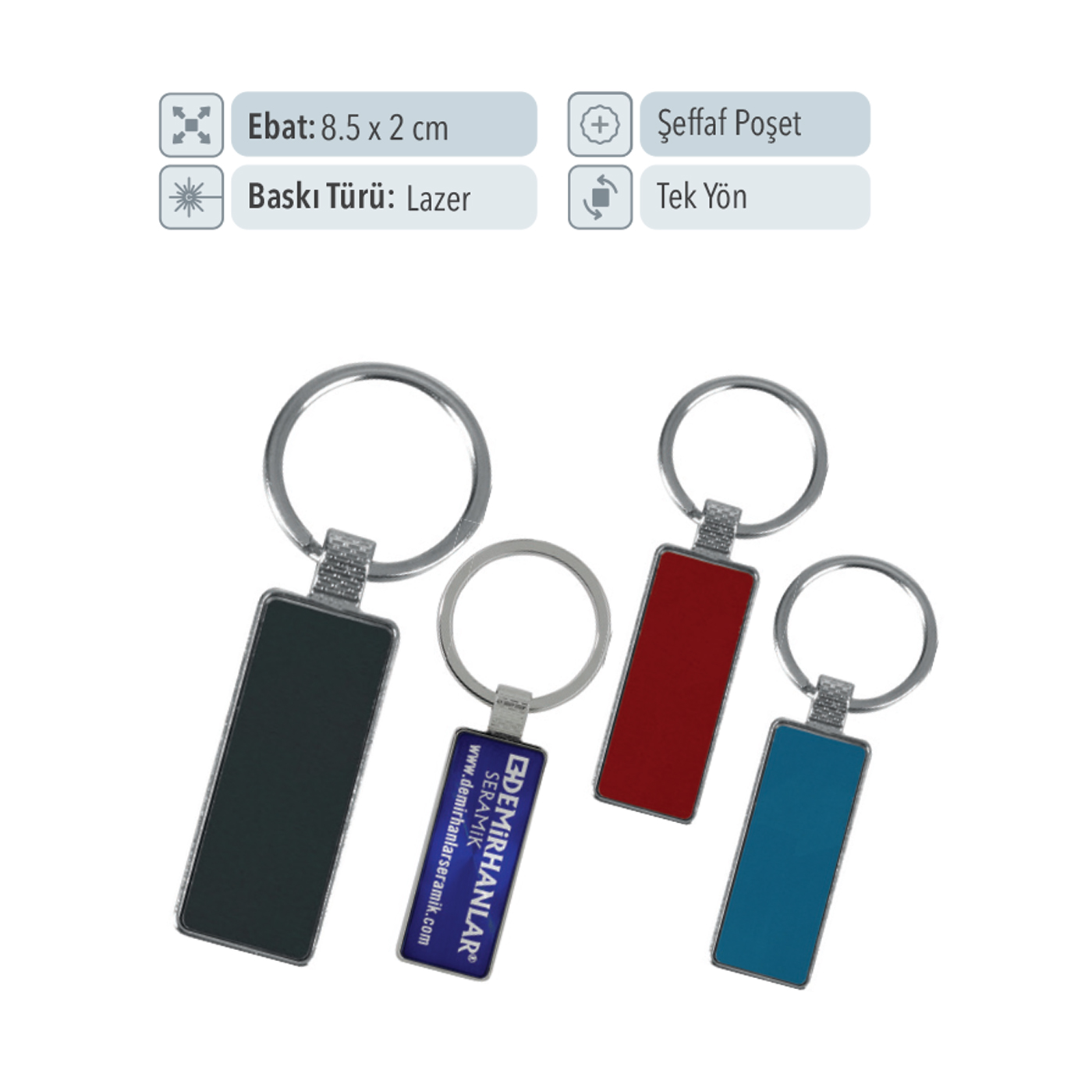 37070 - Pratik Metal Promosyon Anahtarlık