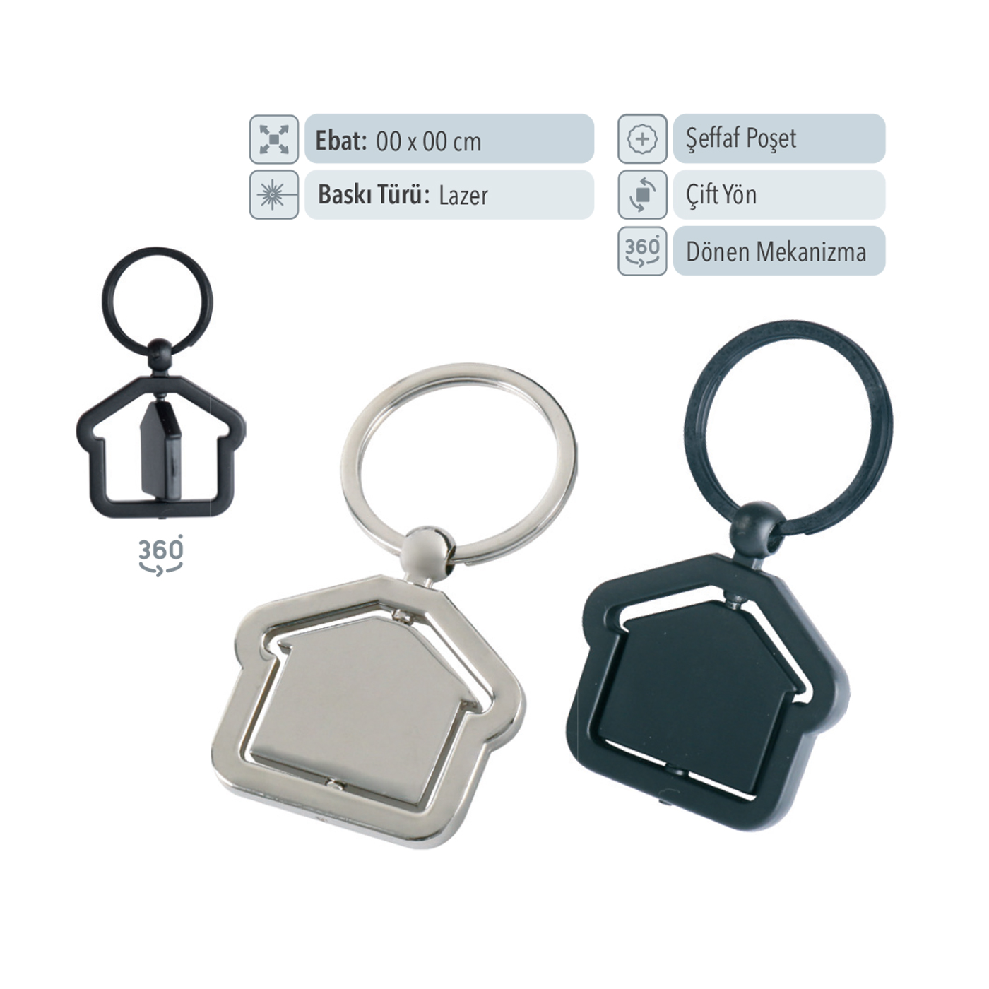 37098 - Promosyon Ev Anahtarlık Şıklığı