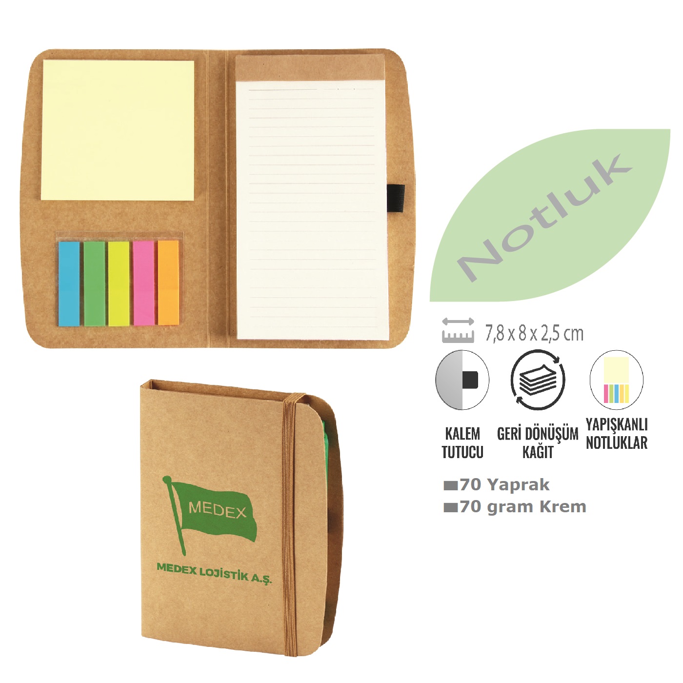 Promosyon Lastikli Defter