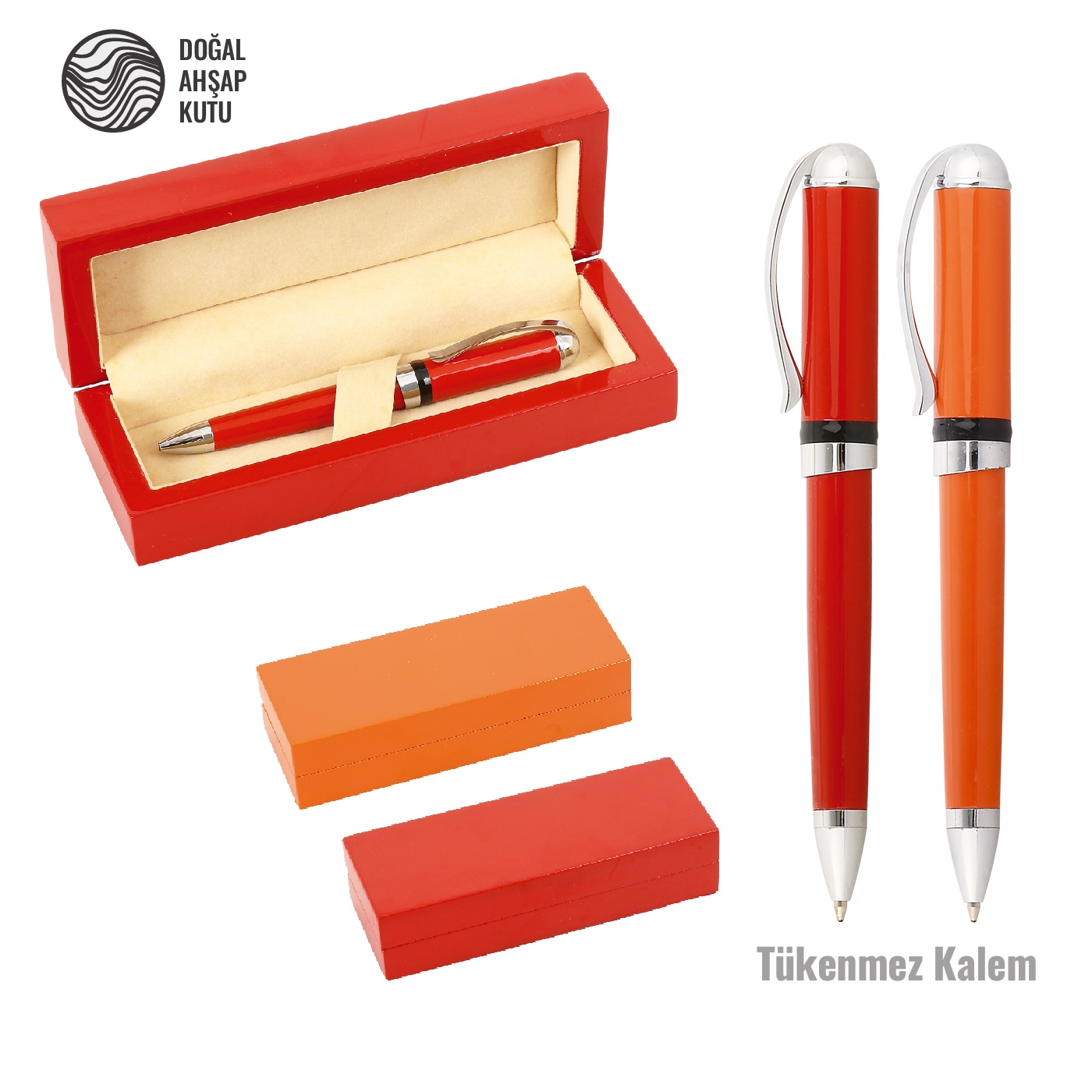 30813 - Promosyon Kutulu Tükenmez Kalem ve Yazı Sanatı