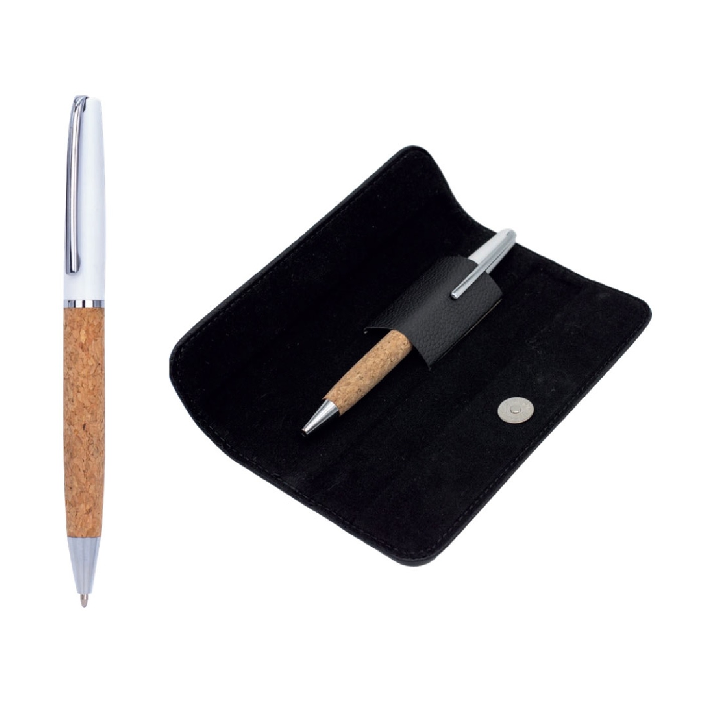 50887 - Göz Alıcı Mantar Gövde Tekli Kılıflı Tükenmez Kalem