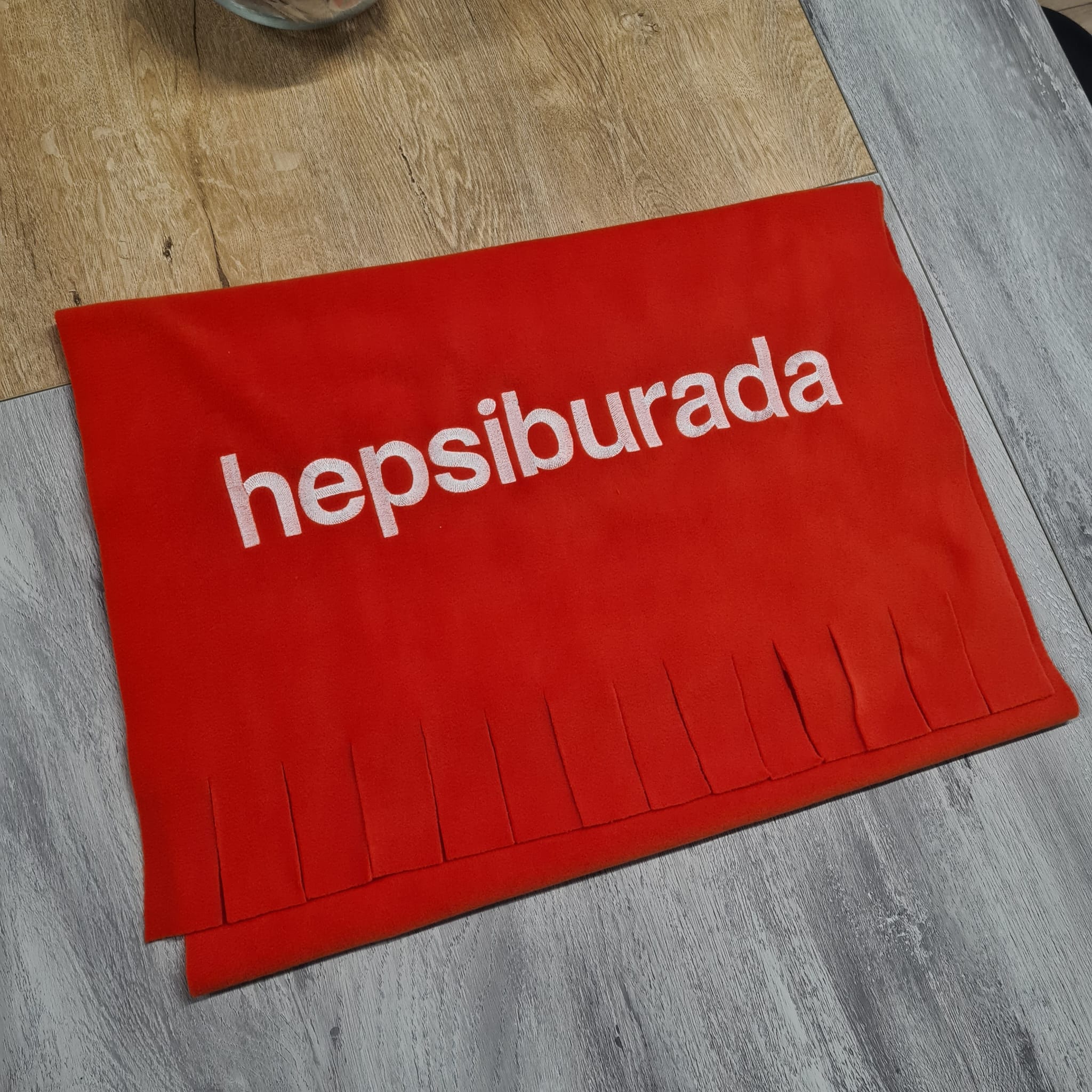 Hepsi Burada Firmasına Özel Promosyon Polar Şal