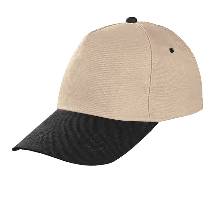 Polyester Şapka Siyah Bej